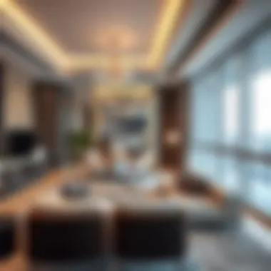 Interior Design of a Luxury Apartment Inside a modern luxury apartment highlighting interior design