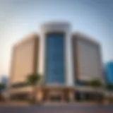 Stunning exterior view of Al Ghanem Business Center showcasing modern architecture