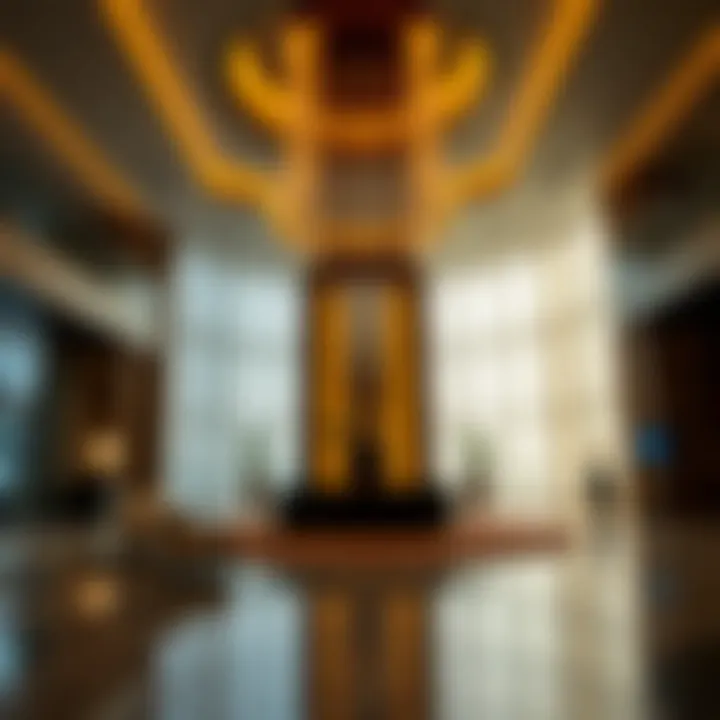 Luxurious Interior Lobby of Al Mas Tower Interior lobby of Al Mas Tower highlighting luxurious design