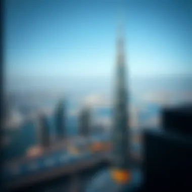 Panoramic View from Al Mas Tower Panoramic view from the top of Al Mas Tower overlooking Dubai