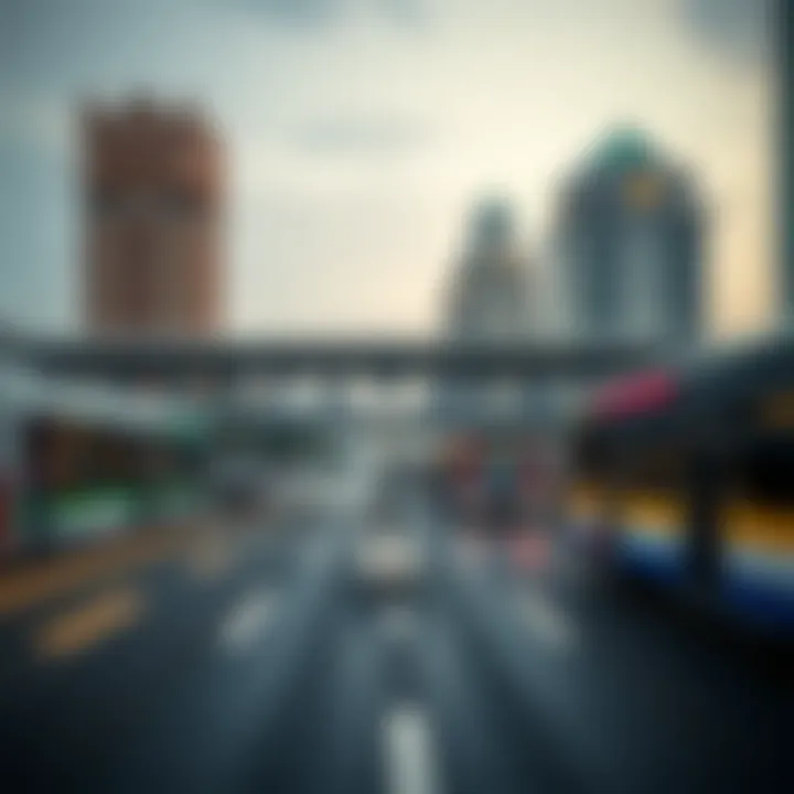 Visual representation of Al Rashidiya Metro Station's strategic location in Dubai's transport network