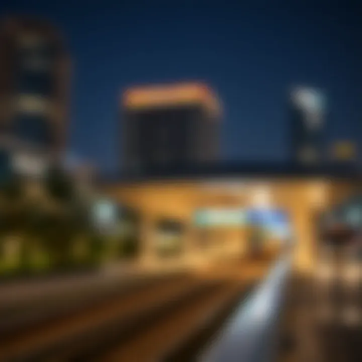 Illustration of the impact of Al Rashidiya Metro Station on local real estate market