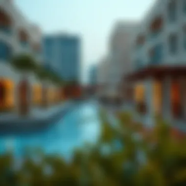 Recreational Spaces at Aljada Community amenities within Aljada, highlighting recreational spaces