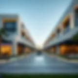 Innovative Architectural Design of Aljada Modern architecture of Aljada showcasing innovative design