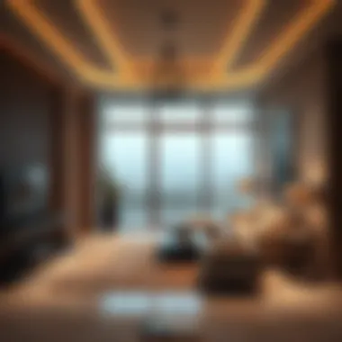 Interior design of a luxurious Mamzar chalet