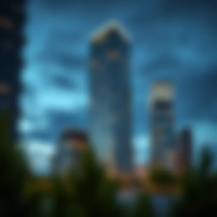 Market analysis infographic related to Brands Creek Tower