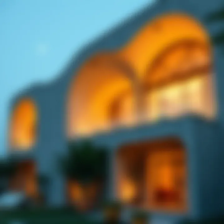 Architectural Marvel of برج الجزيرة Architectural details of برج الجزيرة showcasing its unique design