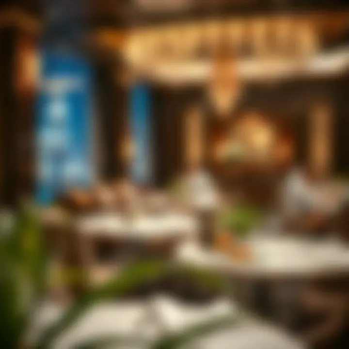 Gourmet Dining Experience at Caesars Dubai Exquisite dining experience featuring gourmet dishes