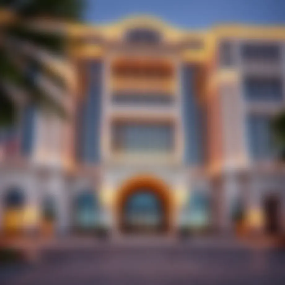 Stunning exterior view of Caesars Dubai showcasing architectural grandeur