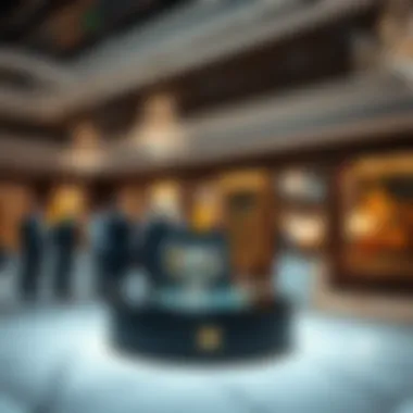 Art Auction at Christie's Dubai An elegant Christie's auction event showcasing luxury art pieces.