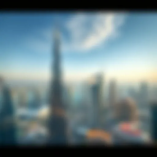 A stunning view of Dubai's skyline with iconic architecture.