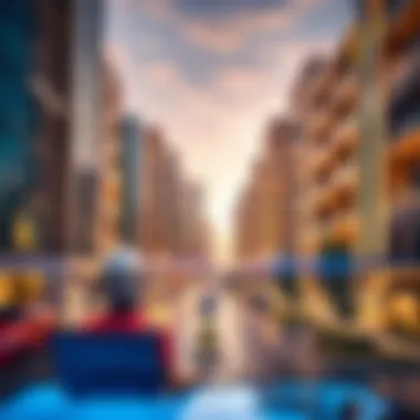 Luxurious real estate developments illustrating Dubai's current market trends