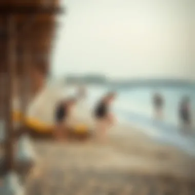 Recreational activities on Alzora Beach