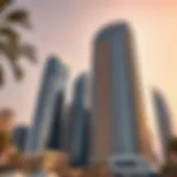 Modern skyscrapers representing Dubai's real estate
