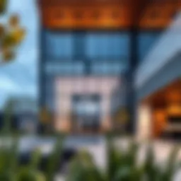 Modern architectural design of Creek Rise