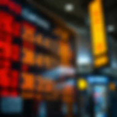 Currency exchange rates display