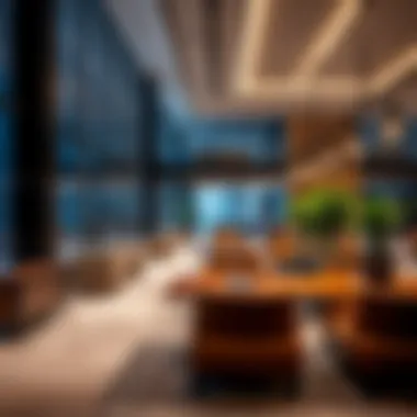 Innovative Interior Spaces at Emaar Offices Interior design of a modern Emaar office space highlighting innovation