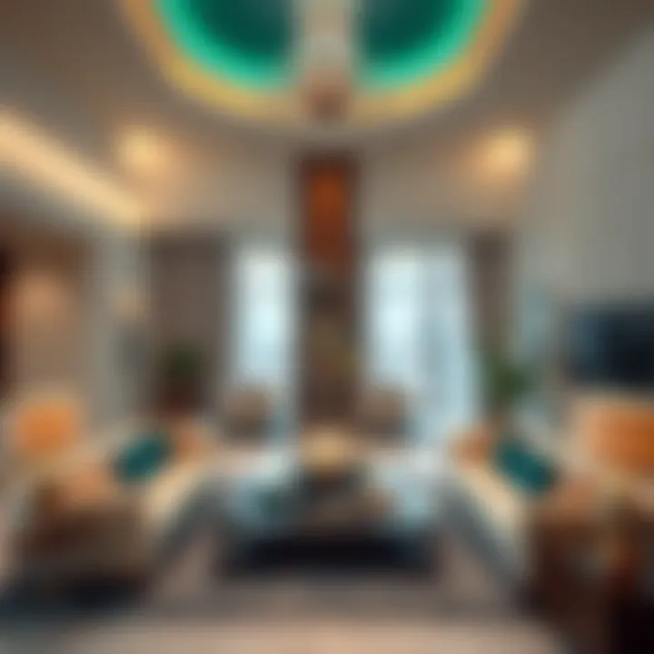 Elegant Living Spaces in Emerald Tower Elegant living spaces in Emerald Tower