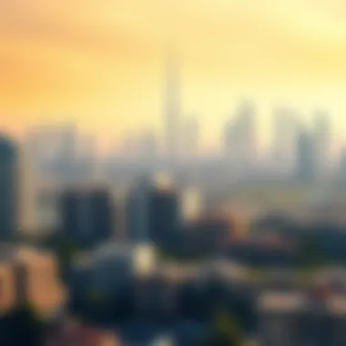 Overview of Dubai's skyline with various property types