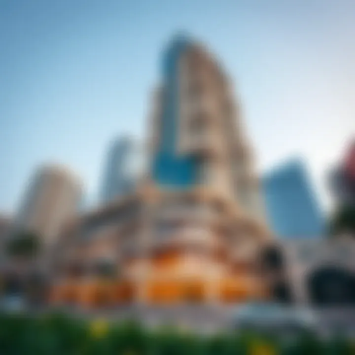 Architectural Marvel: Capital Bay Tower's Design Architectural details of Capital Bay Tower showcasing modern design