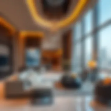 Luxurious Interior of 7even Building Luxurious interior of a residential unit in the 7even Building highlighting modern aesthetics