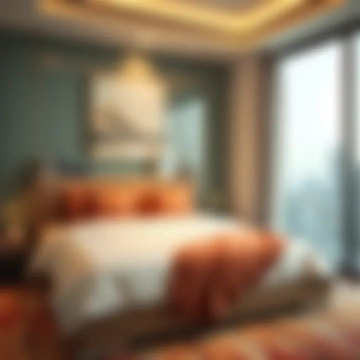 A glimpse of a cozy bed space in Dubai Cozy bed space in a modern Dubai apartment