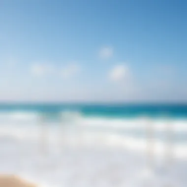 Tranquil Beach Escape Pristine beach with gentle waves