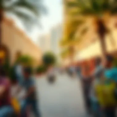 Community Lifestyle at Al Dana Building Vibrant community atmosphere surrounding Al Dana Building