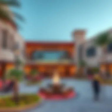 Community Hub of Al Ghadeer Vibrant community center in Al Ghadeer highlighting lifestyle amenities