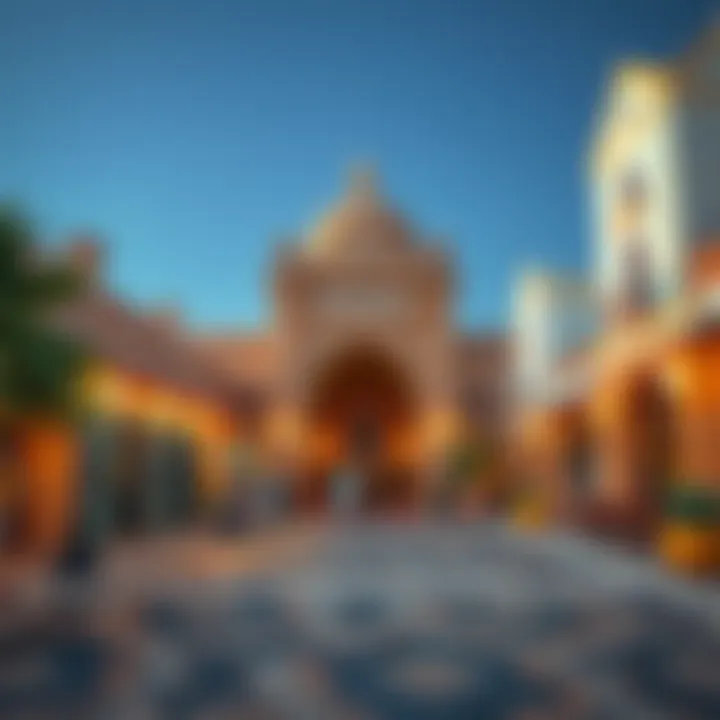Cultural Attractions of Al Mamzar The vibrant cultural attractions of Al Mamzar, showcasing traditional architecture and local art installations.