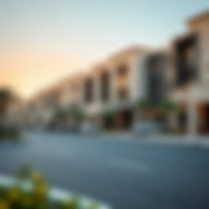 Modern Real Estate in Al Mamzar Modern residential buildings in Al Mamzar, illustrating the diverse real estate opportunities available in the area.