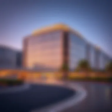 Architectural Marvels in Al Quoz Modern commercial building reflecting Dubai's architectural innovation