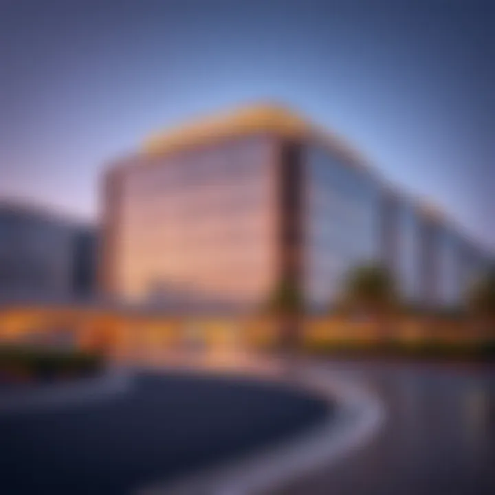 Architectural Marvels in Al Quoz Modern commercial building reflecting Dubai's architectural innovation