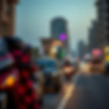 Vibrant community life along the Amer Sheikh Zayed Road