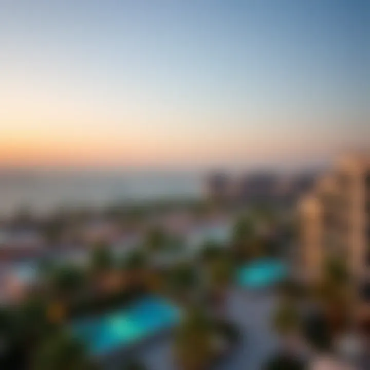 Panoramic view showcasing Como Residence's surroundings