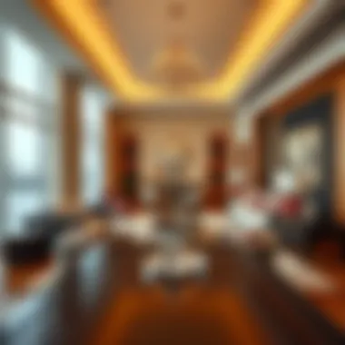 Elegant interior design of a luxury apartment in Damac Lagoons