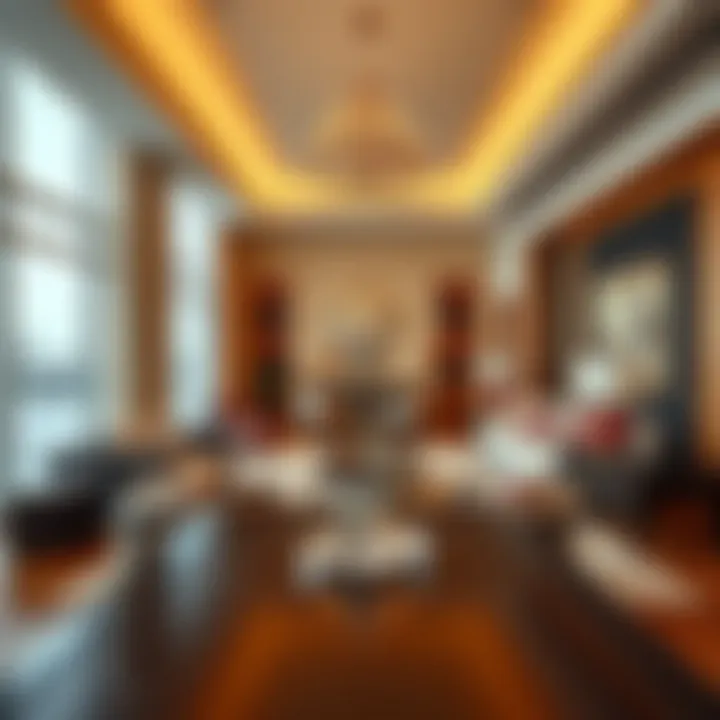 Elegant interior design of a luxury apartment in Damac Lagoons