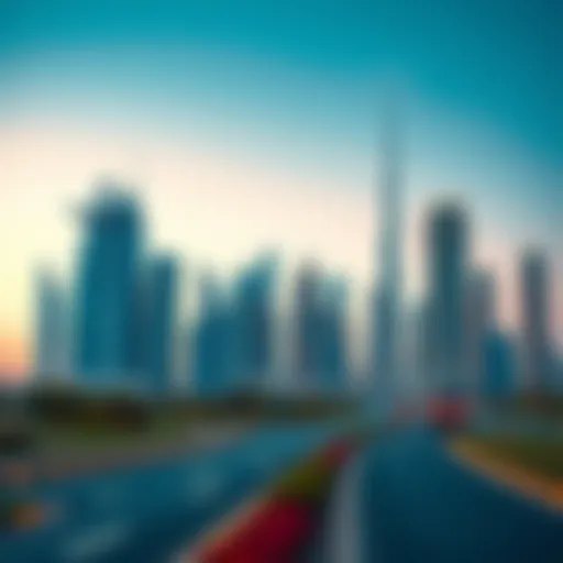 Modern skyline of Dubai showcasing Free Zones