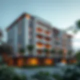 Elegant Architecture of Equiti Apartments Stunning exterior view of Equiti Apartments showcasing modern architecture