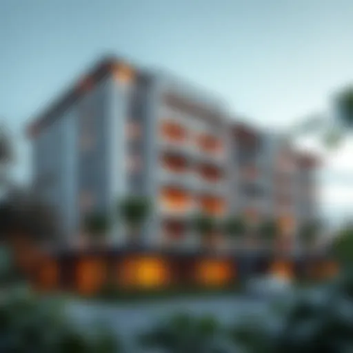 Elegant Architecture of Equiti Apartments Stunning exterior view of Equiti Apartments showcasing modern architecture