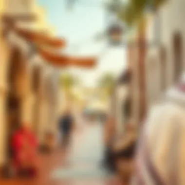 Community gathering space reflecting local culture in Freej Al Majaz