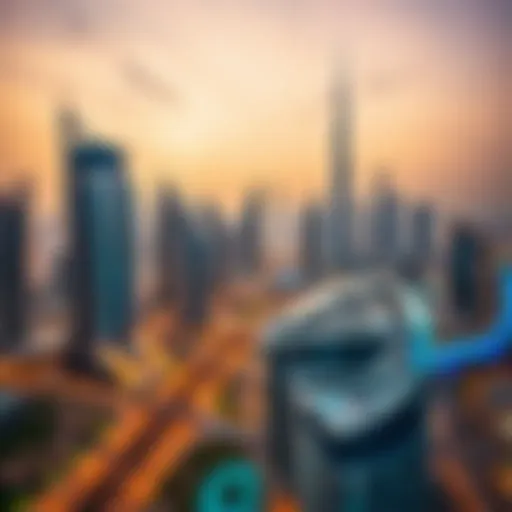 Stunning skyline of Dubai showcasing luxury real estate