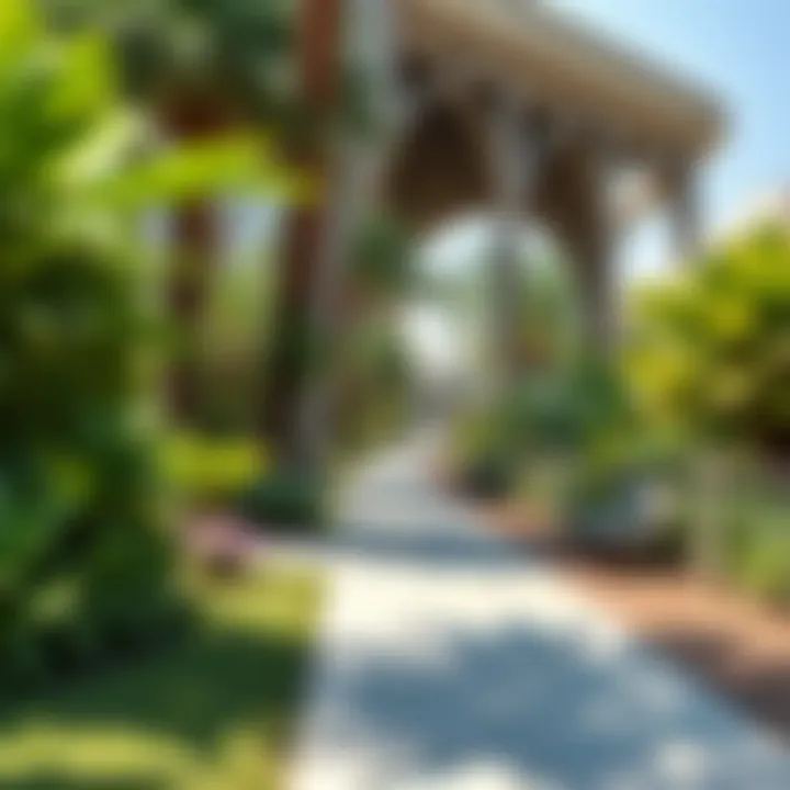Green Spaces Enhancing Hampton Neighborhoods Lush green spaces surrounding Hampton real estate developments.