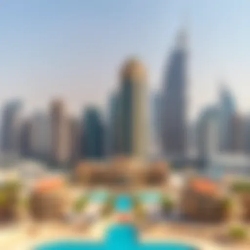 Stunning skyline view of Dubai showcasing luxury real estate.