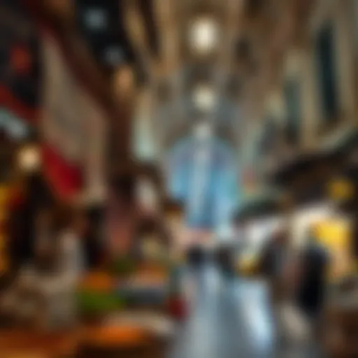 Vibrant atmosphere of Old Dubai Market