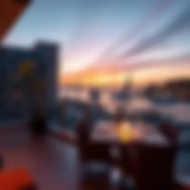 Breathtaking waterfront views from hotel balcony