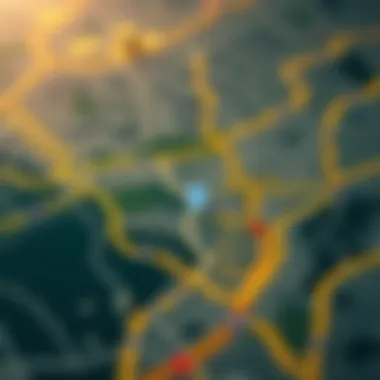 Map highlighting the strategic location of Jumeirah Garden City within Dubai