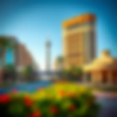 Nearby landmarks around Jumeirah Garden City illustrating connectivity and convenience