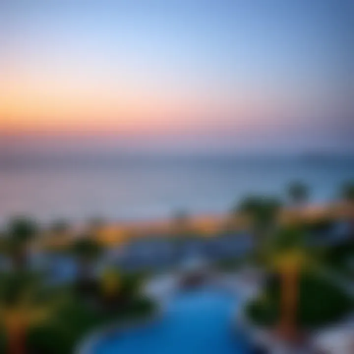 Serene Coastline View from Mövenpick Hotel Stunning view from Mövenpick Hotel Ras Al Khaimah overlooking the serene coastline