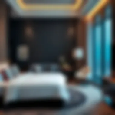 Luxurious Comfort at Mövenpick Hotel Luxurious guest room at Mövenpick Hotel Ras Al Khaimah highlighting comfort and design